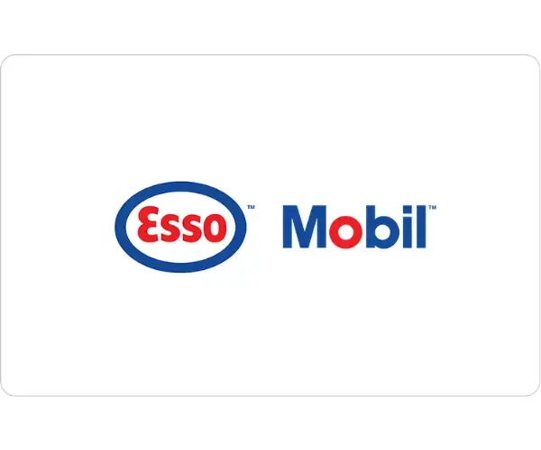 esso and mobile card faceplate