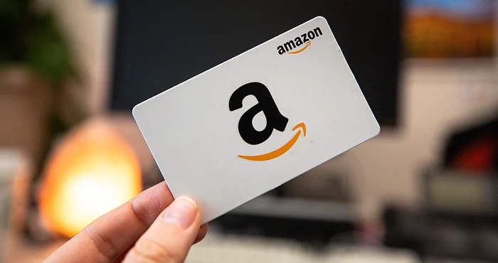 OPT Blog Image - Physical Amazon gift card and the impacts on carbon footprint.