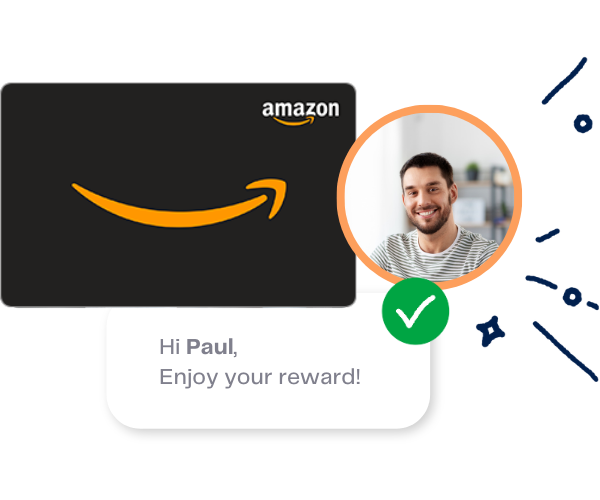 Virtual Amazon incentive rewards.